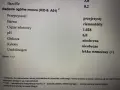 Wynik badania ogólnego moczu: Urobilinogen lekko wzmożony (+).