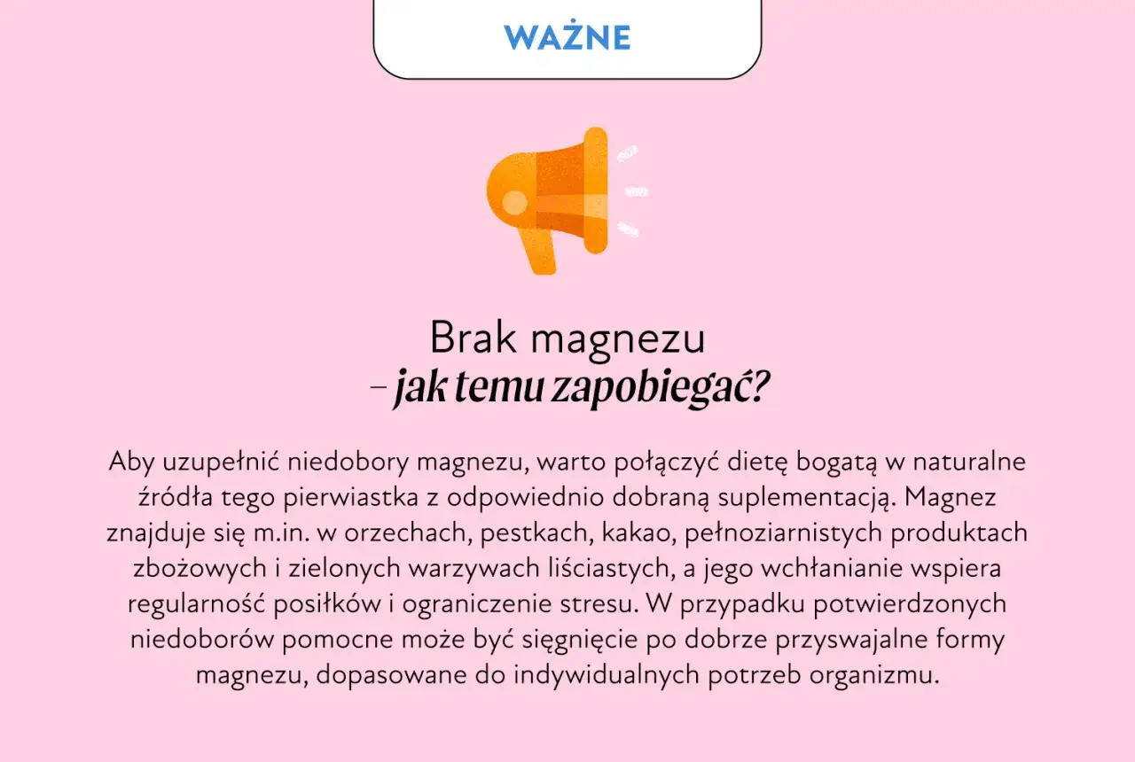 Ważne: brak magnezu - jak temu zapobiegać? Uzupełnij dietę bogatą w magnez, by uniknąć niedoboru.
